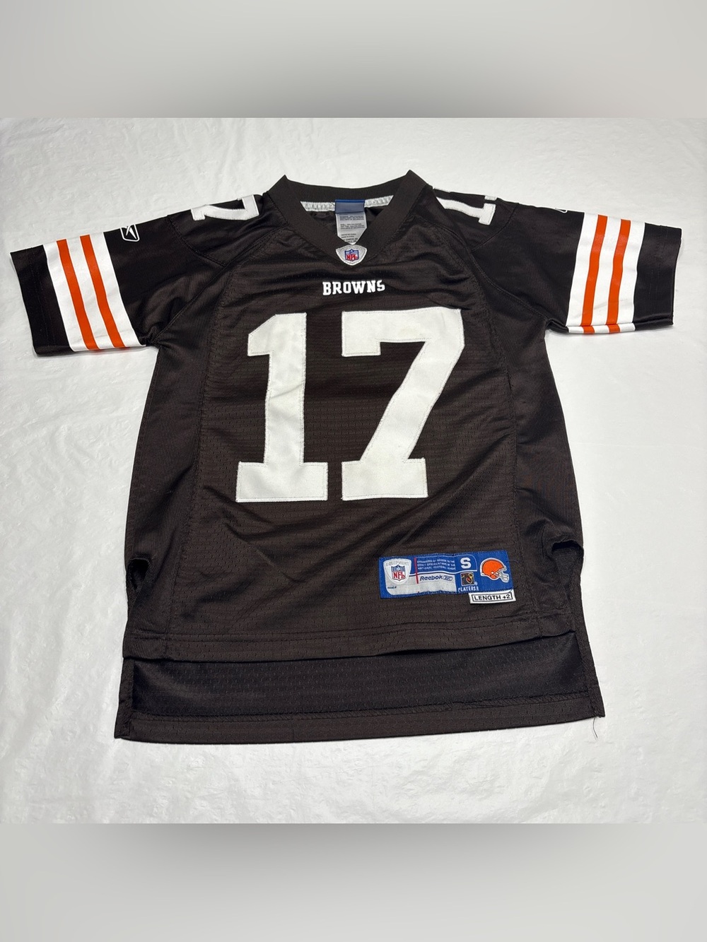 Reebok Cleveland Browns Aron #17 Jersey Youth Boys Small 8